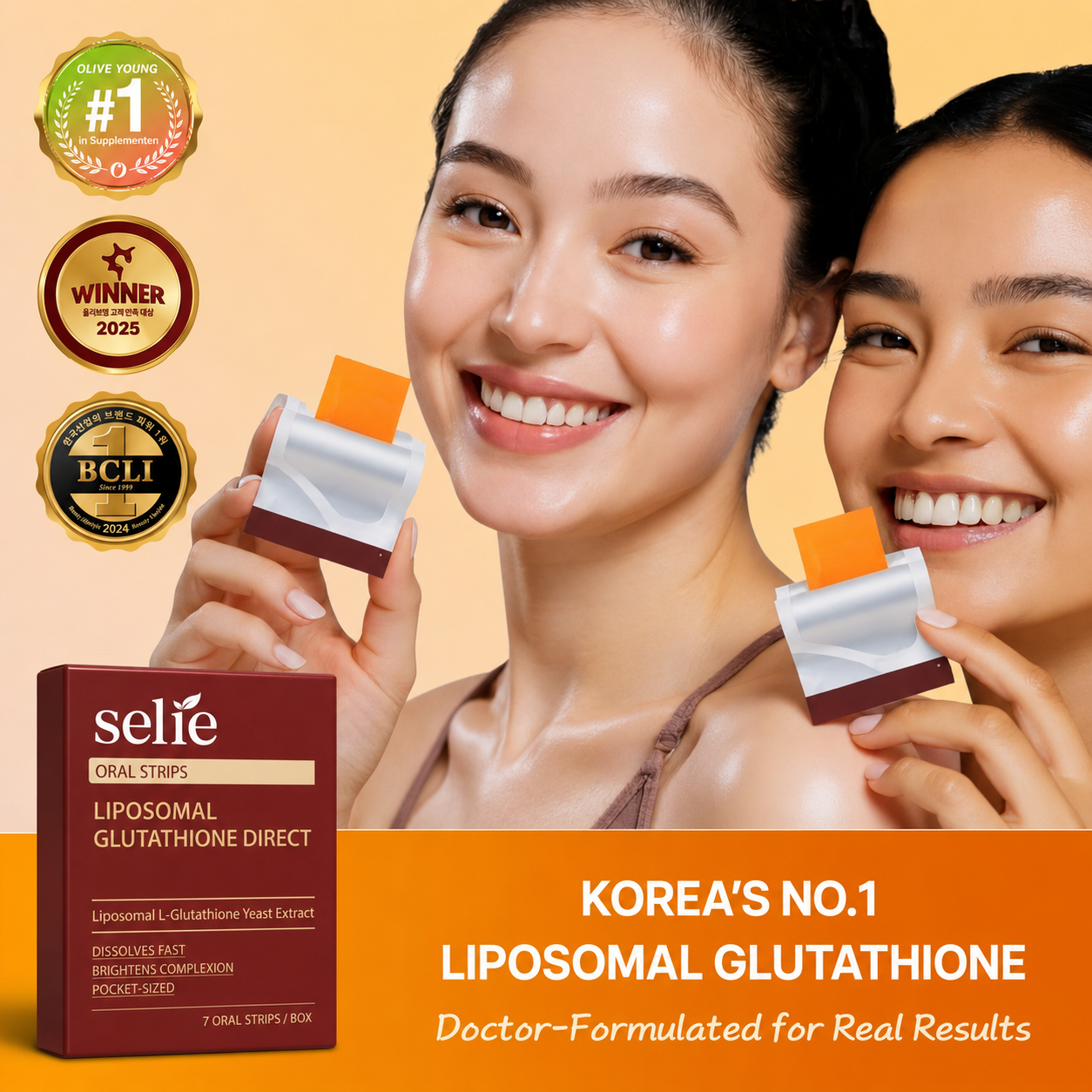 Liposomal Gluthaione Brightening Strips